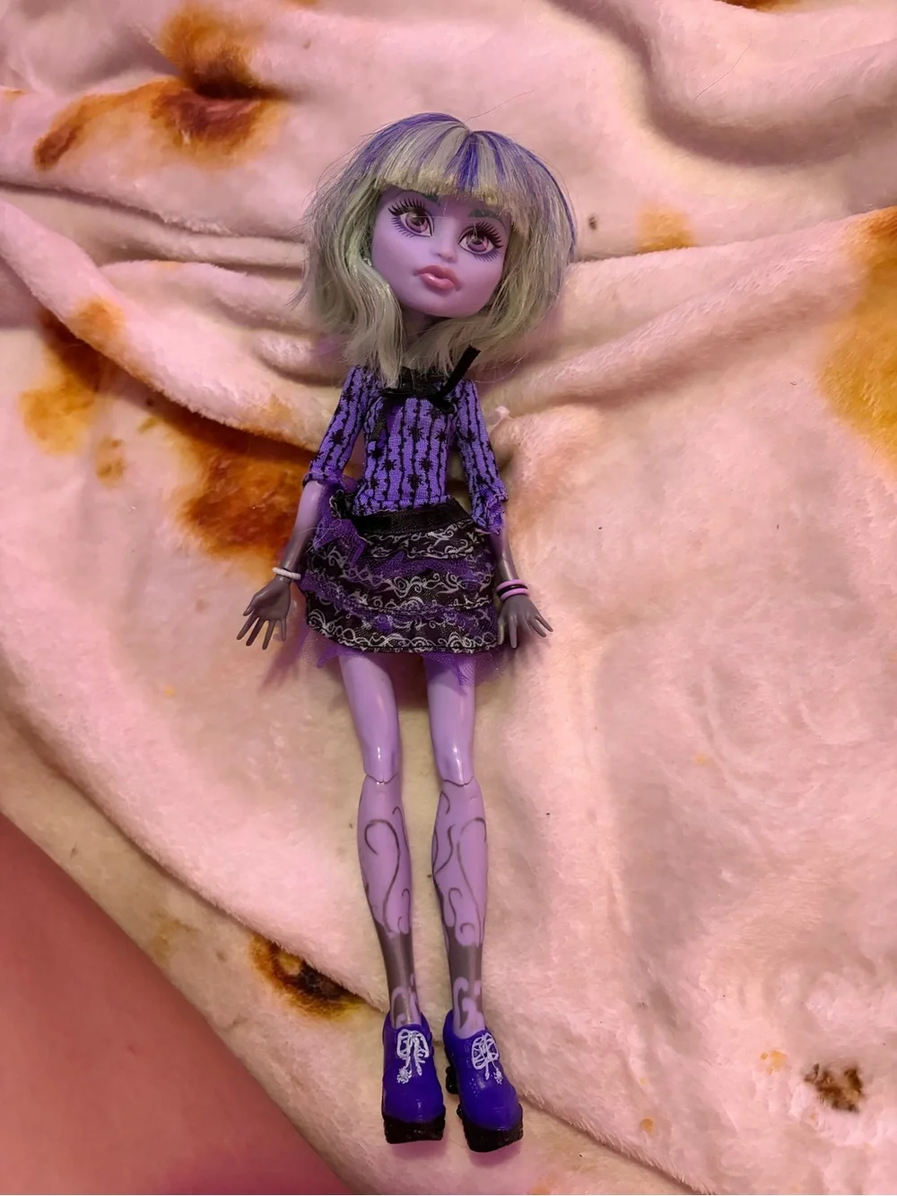 Purple Fashion Doll with Patterned Purple Dress - Twyla Gen 1